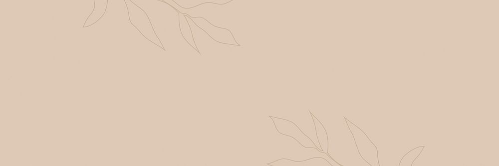 Beige botanical aesthetic background