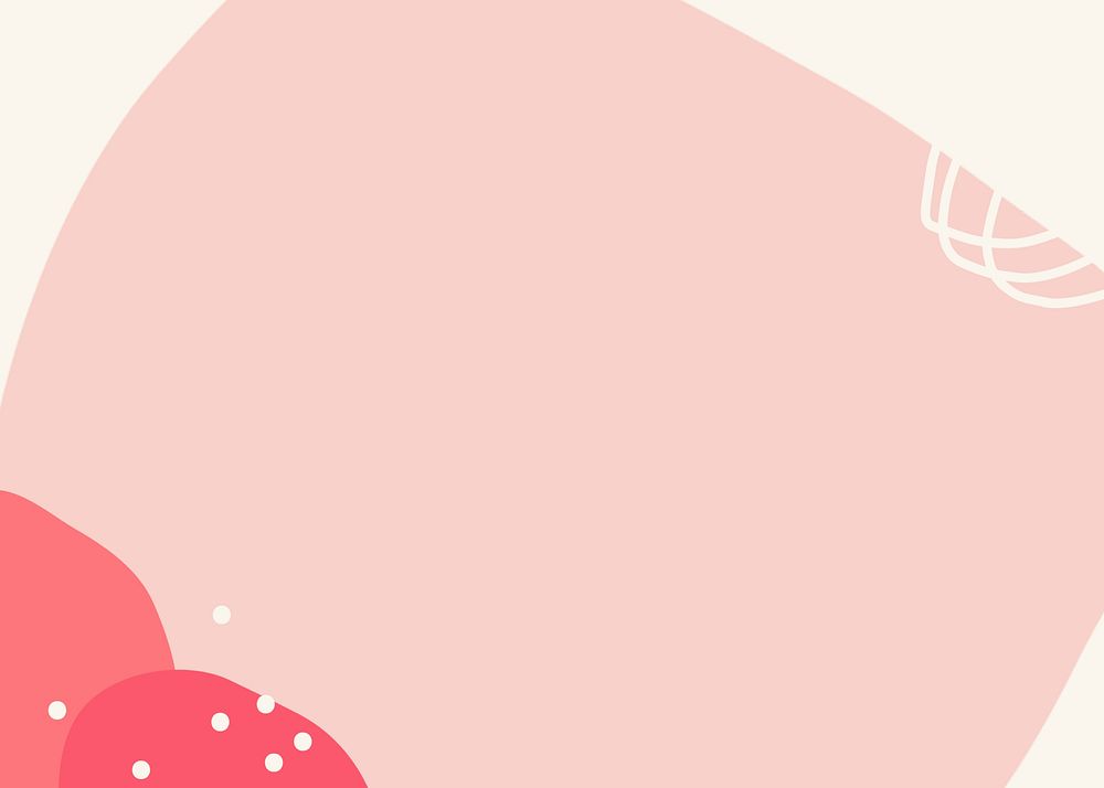 Pink aesthetic background, abstract border