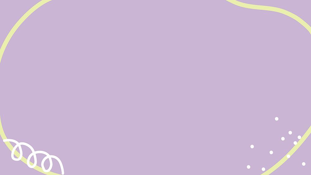 Pastel purple desktop wallpaper, circle frame