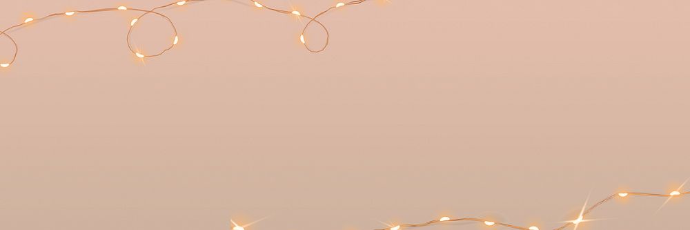 Aesthetic fairy lights background