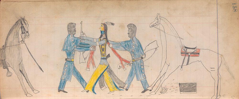 Maffet Ledger: Black Cavalry Officers and Indian