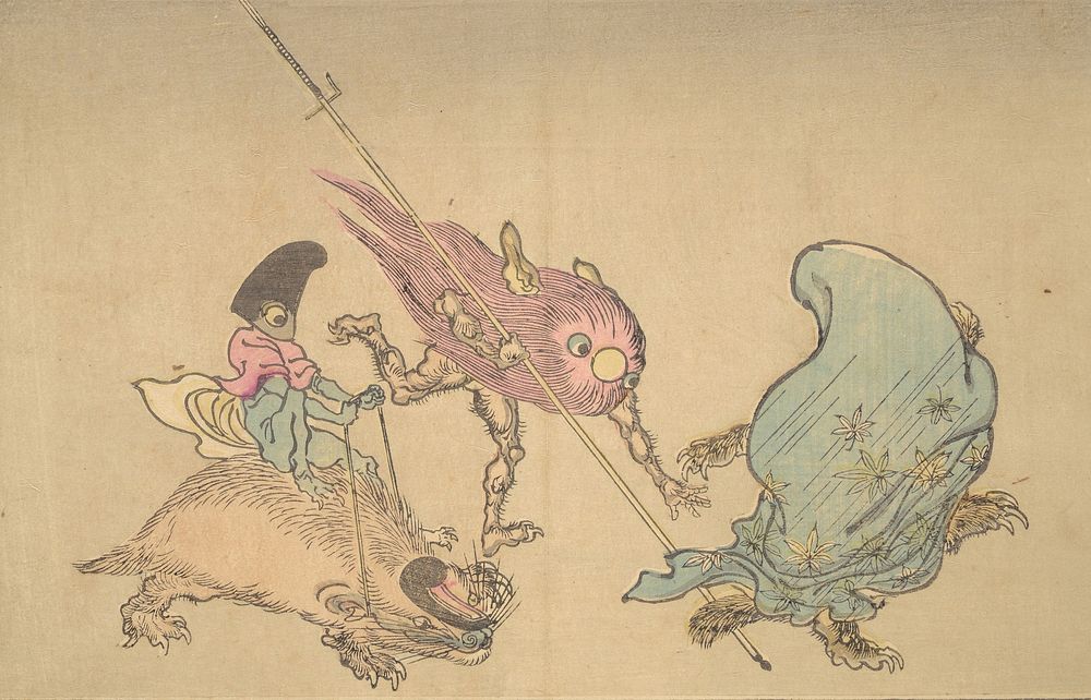 Kyosai's Pictures of One Hundred Demons by Kawanabe Kyōsai