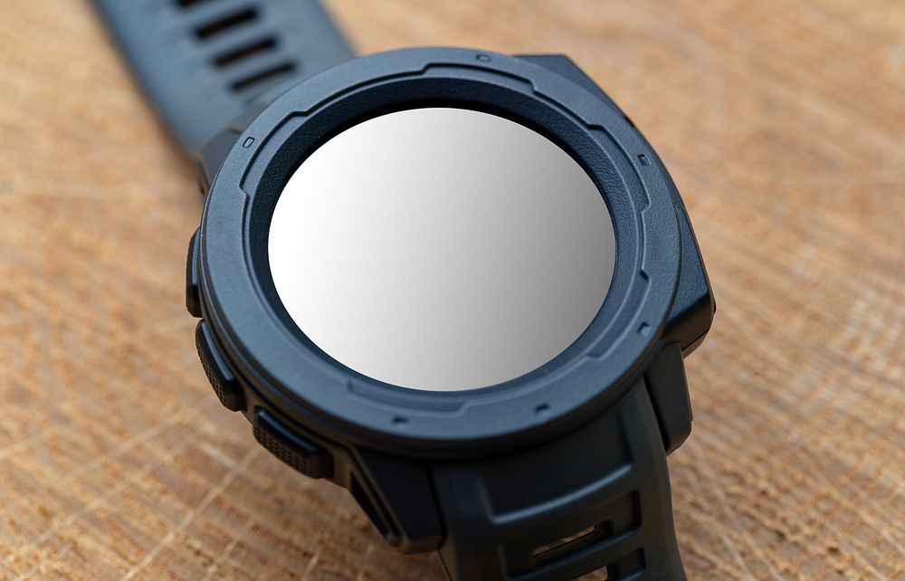 Smartwatch with blank screen