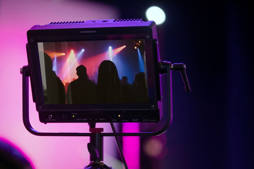 Stage monitor screen for concert Premium Photo rawpixel