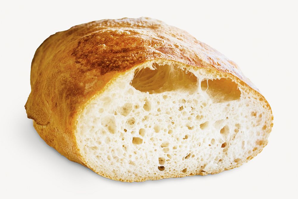 White bread  image on white design