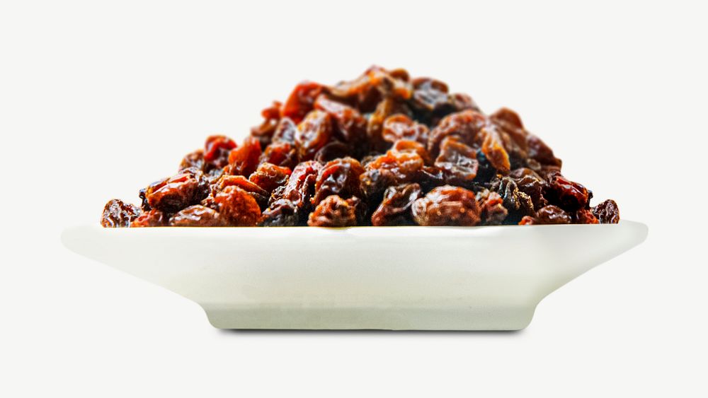 Raisin collage element psd