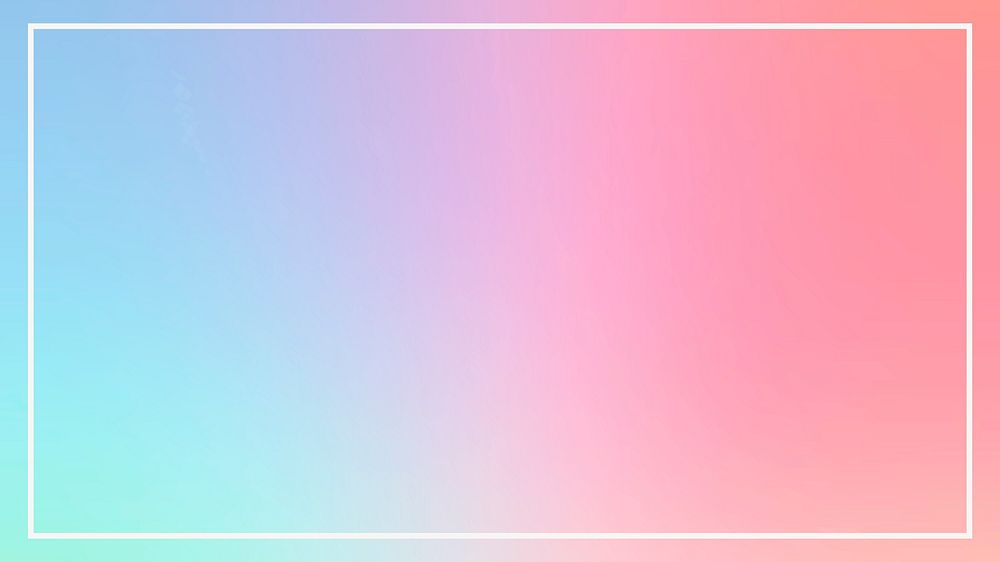 Pink gradient frame desktop wallpaper