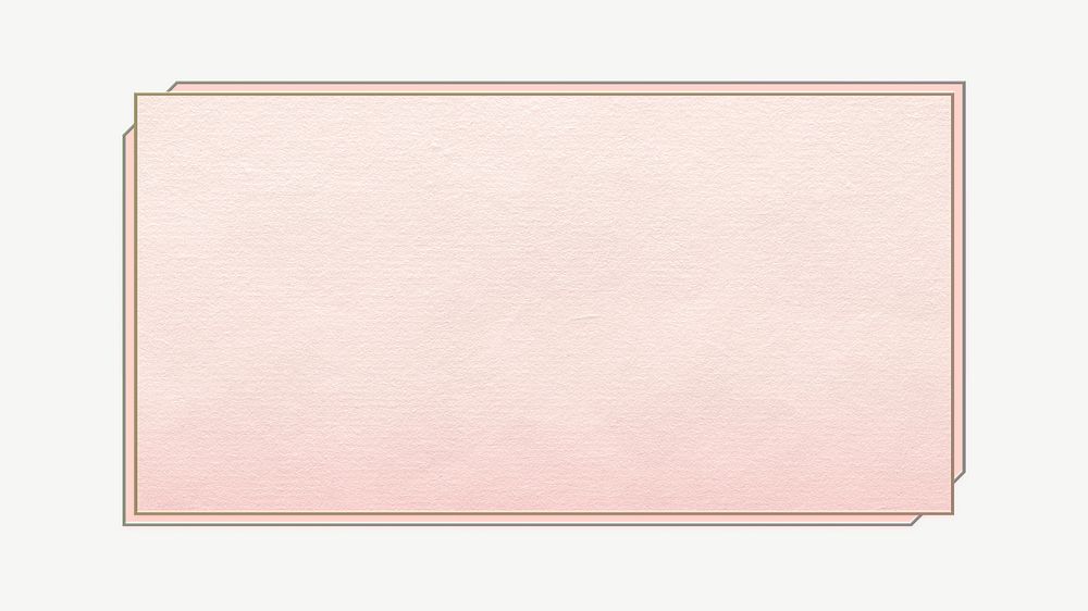 Pink rectangle simple psd shape