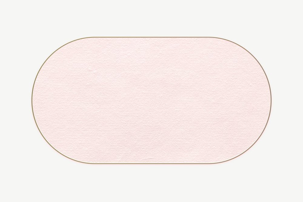 Pastel pink button, simple psd shape