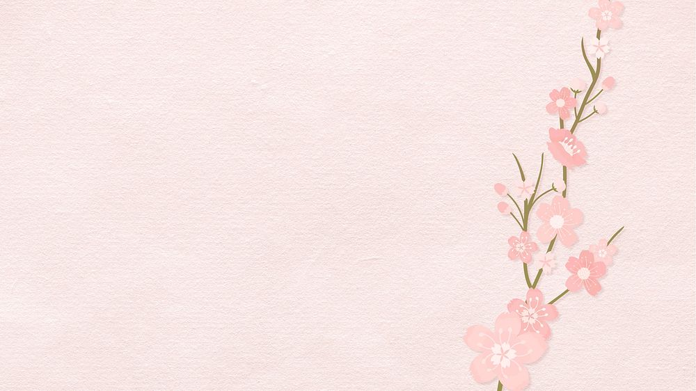 Pink flower desktop wallpaper, texture background