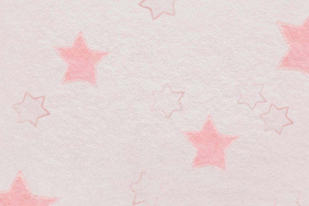 Pink star paper texture background