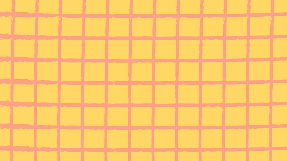 Yellow pink pattern desktop wallpaper