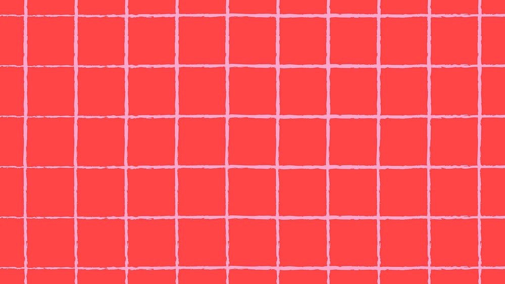 Red grid pattern desktop wallpaper