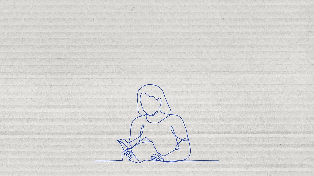 Off-white woman reading HD wallpaper