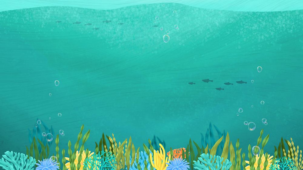 Environment underwater ocean desktop wallpaper | Free Photo - rawpixel