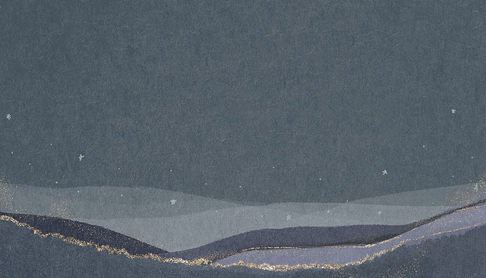 Dark blue paper background, aesthetic border