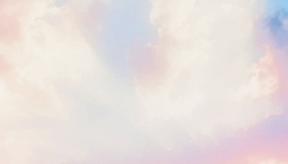 Beautiful cloudy pastel sky background