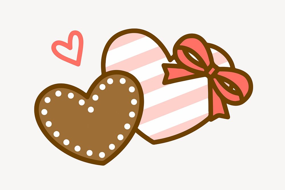 Valentine day candies illustration vector