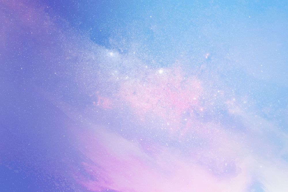 Purple pastel galaxy, aesthetic background
