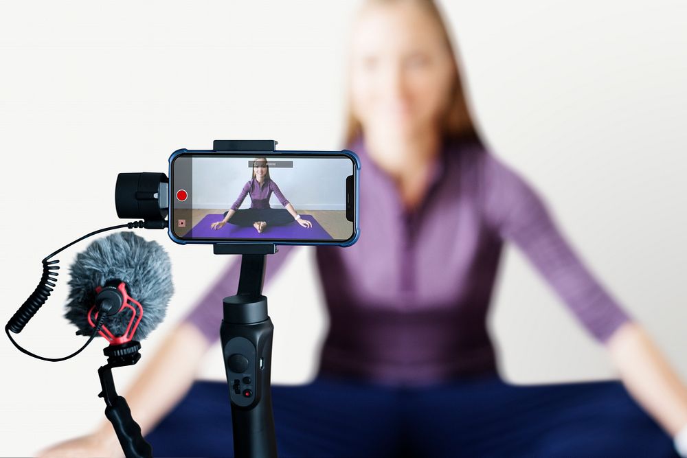 Yoga instructor live streaming
