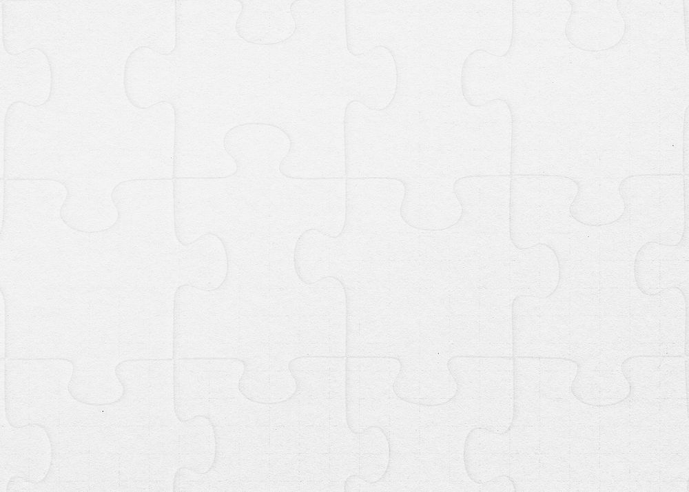 White jigsaw patterned background