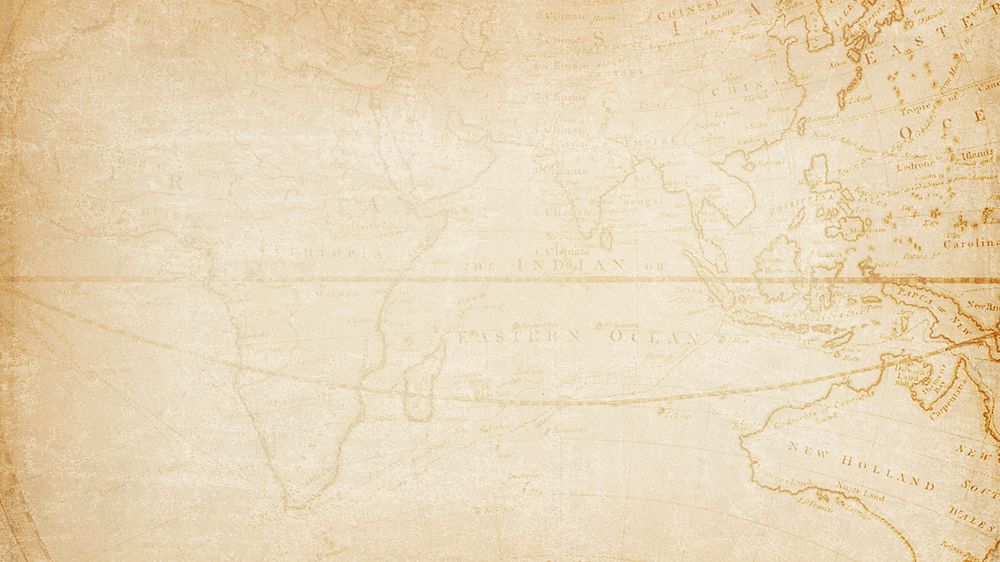 Vintage world map paper desktop wallpaper