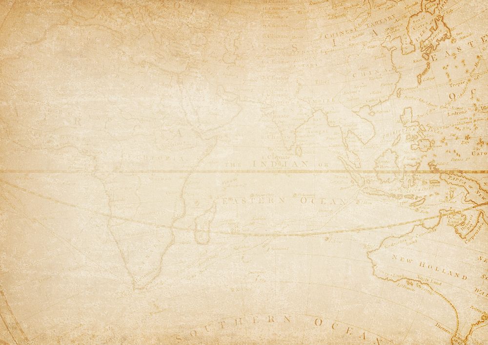 Vintage world map paper background