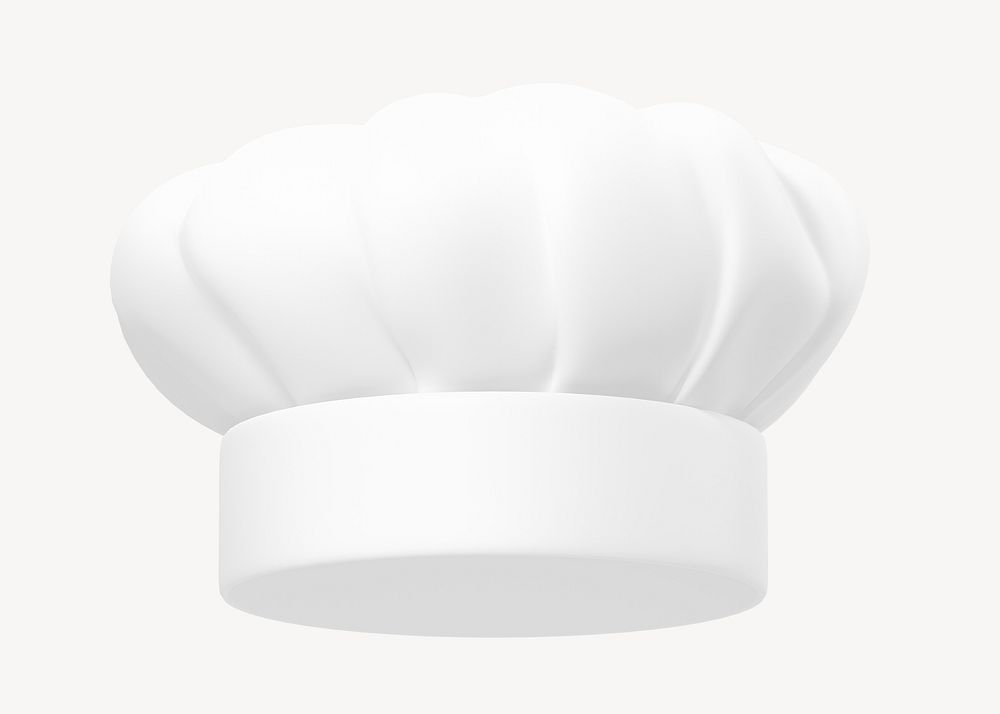 3D chef's hat, element illustration