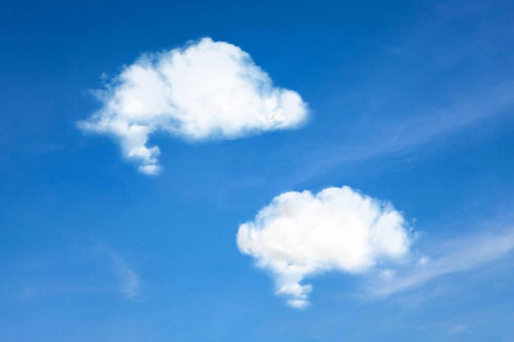 Clouds & blue sky background