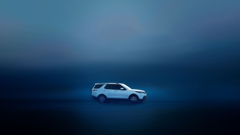 White SUV car desktop wallpaper