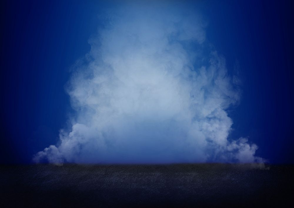 Blue smoke background