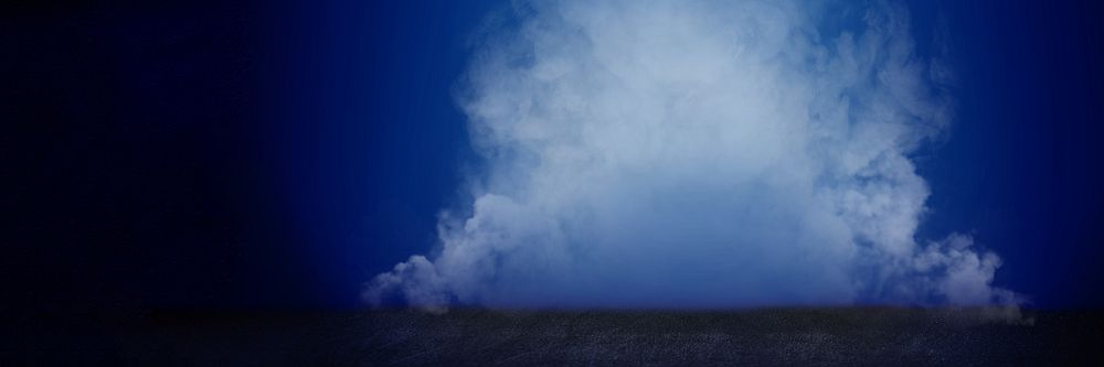 Blue smoke blog banner