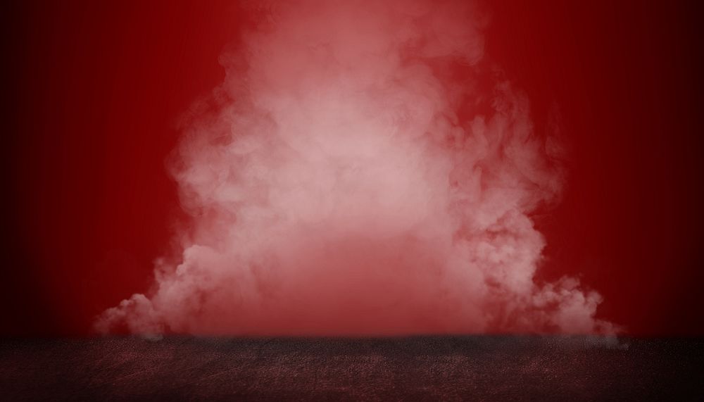 Red smoke background