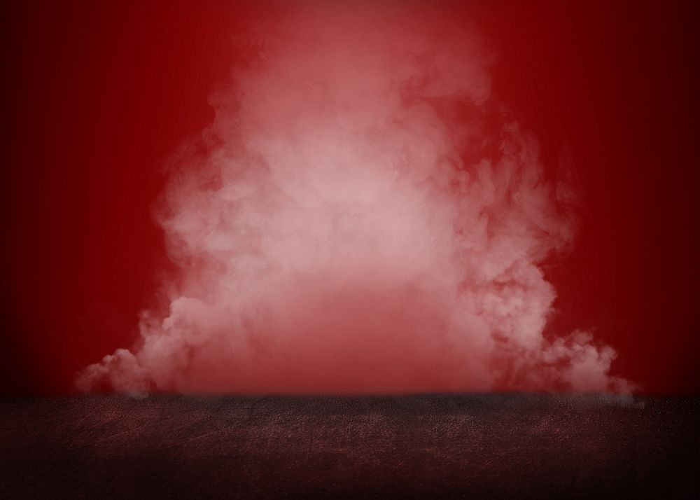 Red smoke background