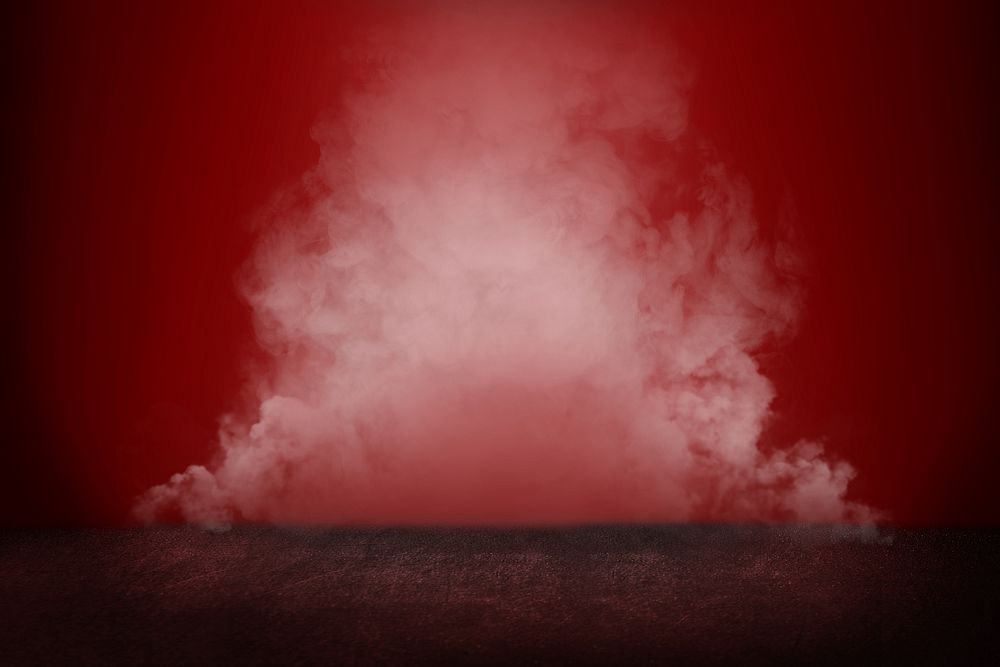 Red smoke background