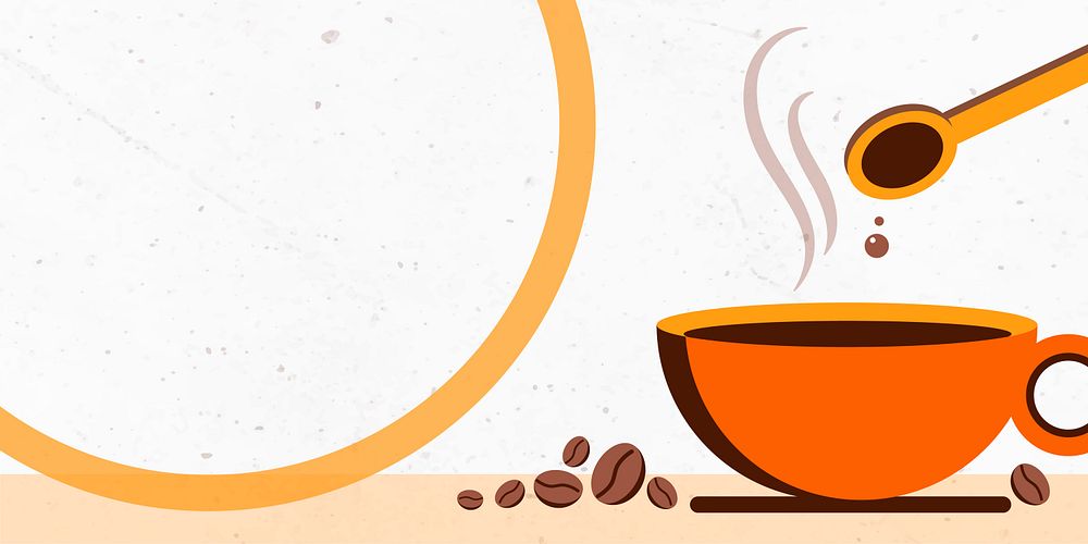 Coffee banner design template vector