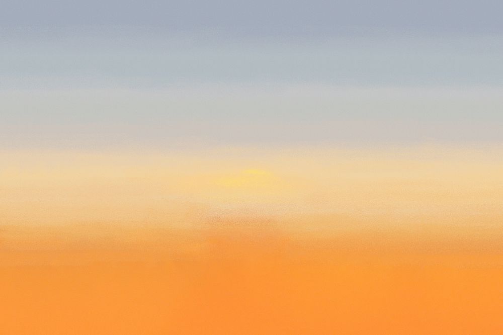 Gradient sunset sky painting background