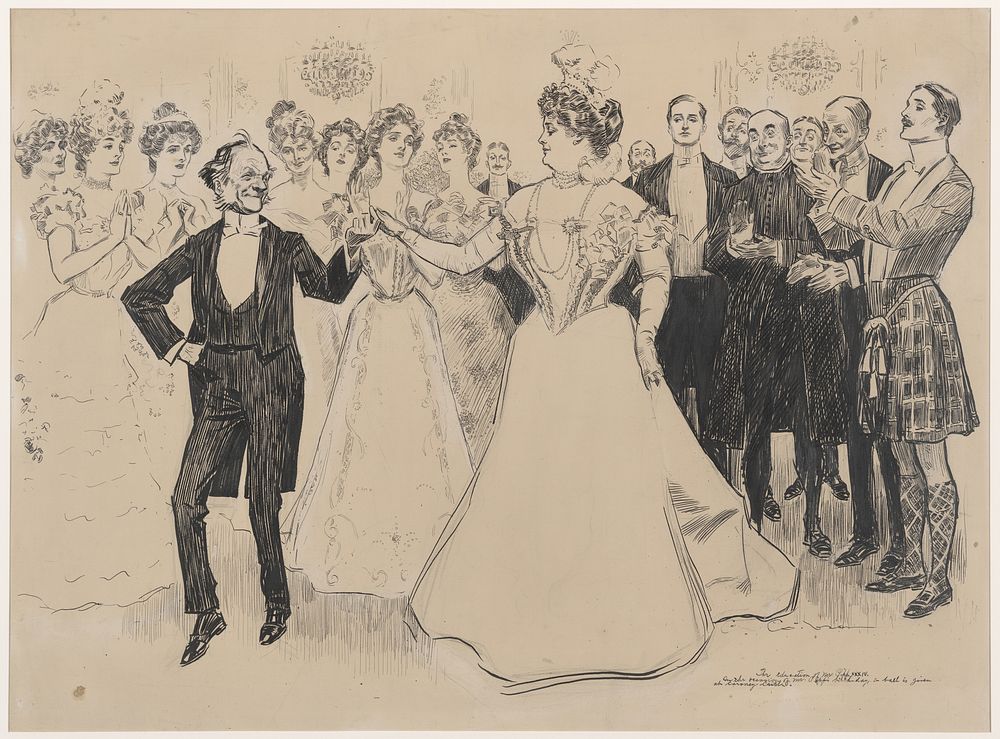 The education of Mr. Pipp. XXXIV, on the occasion of Mr. Pipp's birthday, a ball is given at Caroney Castle (1899) by…