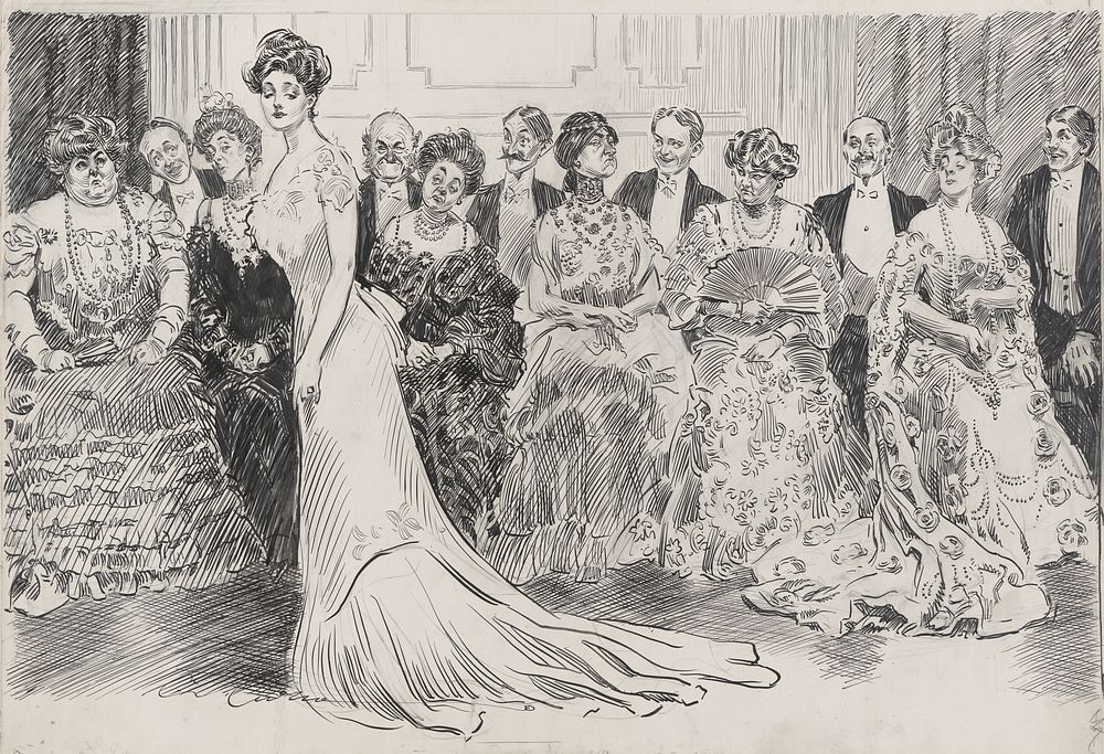 The jury disagrees (1904) by Charles Dana Gibson