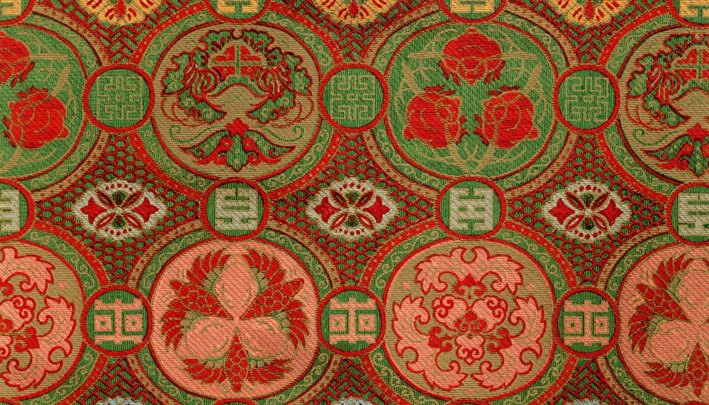 Traditional Japanese flower background.  Remixed by rawpixel.