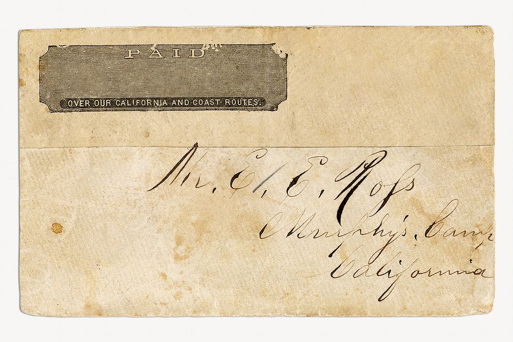Express Cover (1862) ephemera art. Original public domain image from The Smithsonian Institution. Digitally enhanced by…