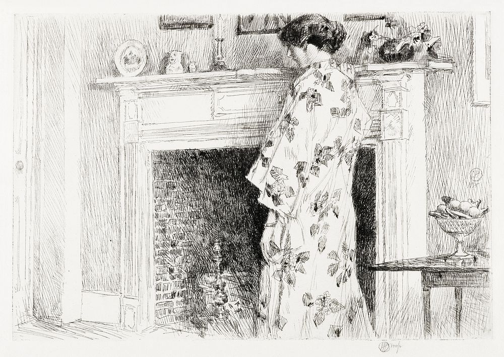 The White Kimono by Frederick Childe Hassam. Original public domain image Saint Louis Art Museum. Digitally enhanced by…