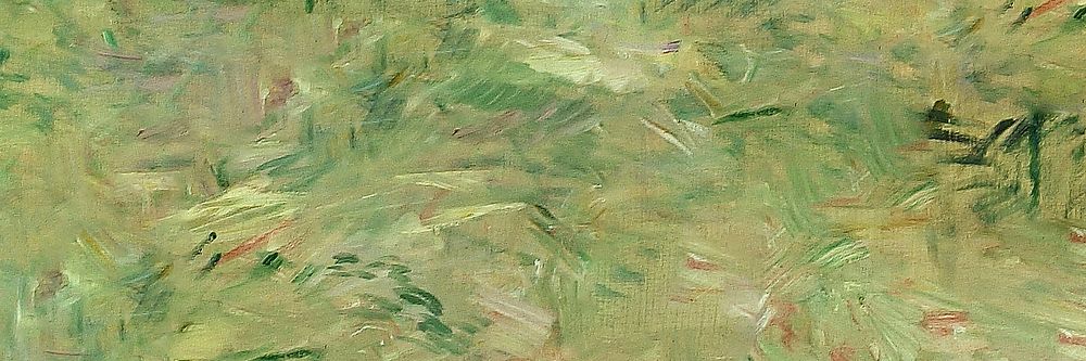 Abstract green impressionism art banner. Remixed by rawpixel.