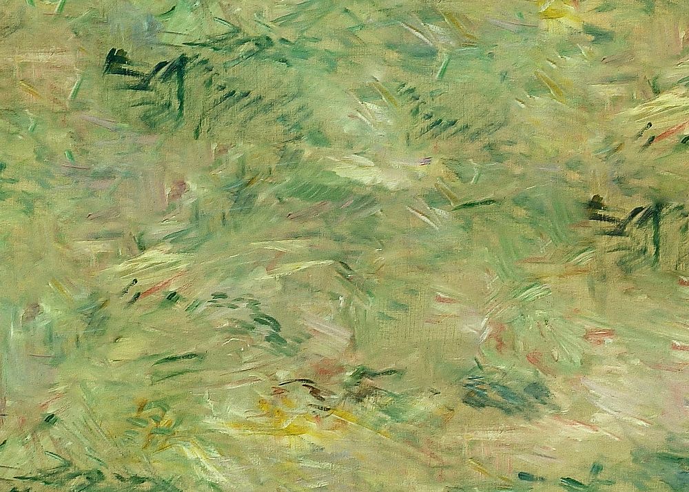 Abstract green impressionism art background. Remixed by rawpixel.