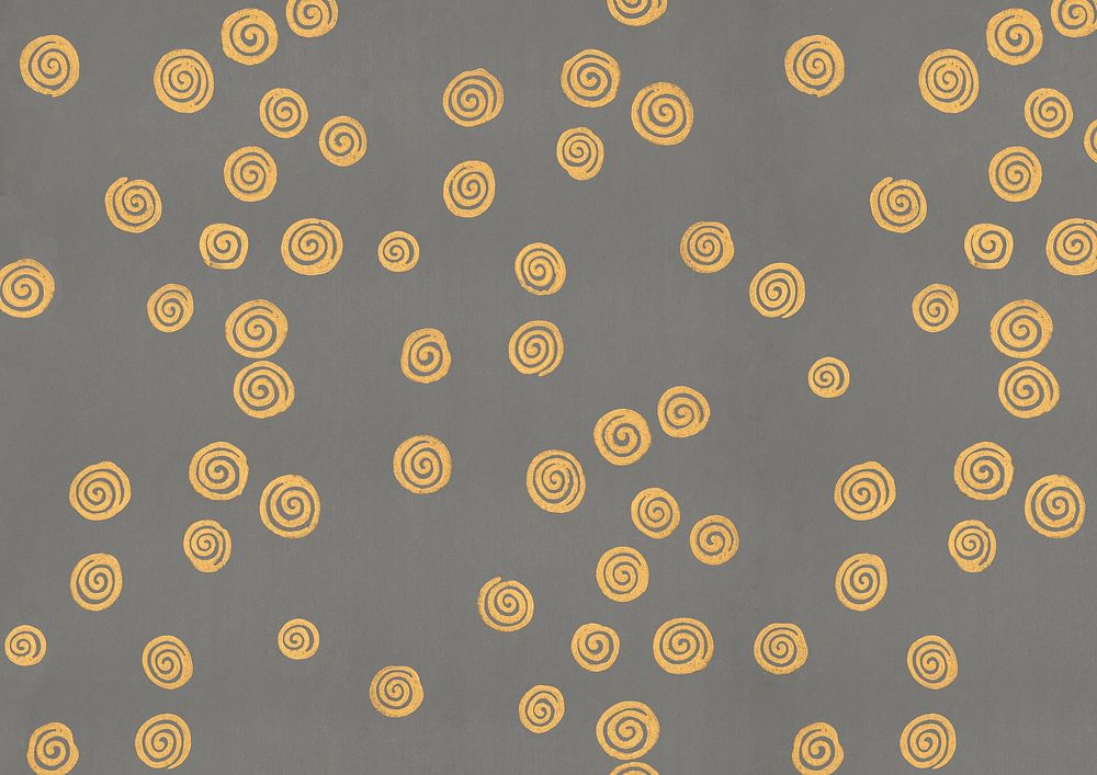 Yellow spiral pattern background. Remixed by rawpixel.