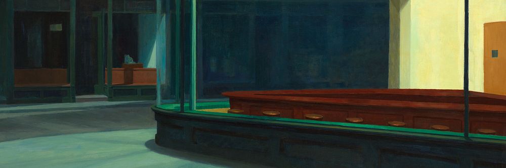 Oil painting interior banner. Remixed by rawpixel.