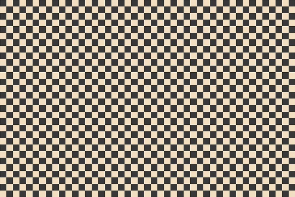 Retro checkered pattern background psd