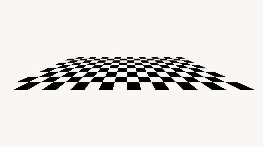 Checkered pattern shape vector