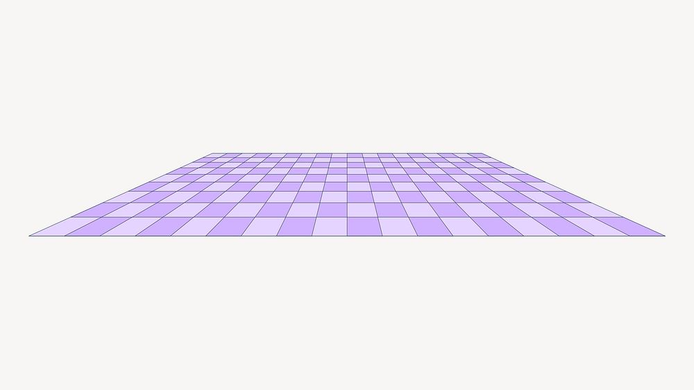 Purple checkered pattern shape