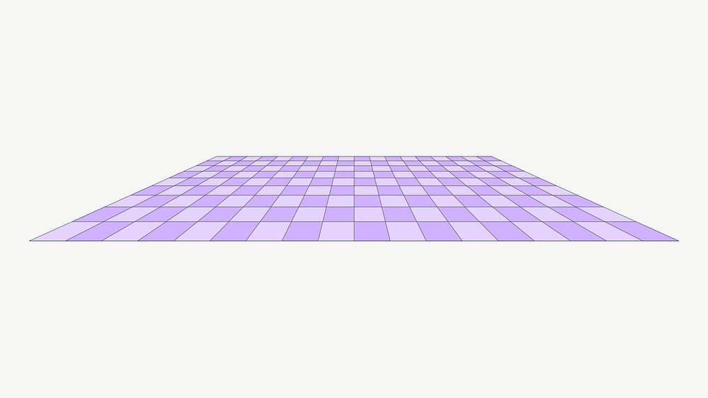 Purple checkered pattern shape psd